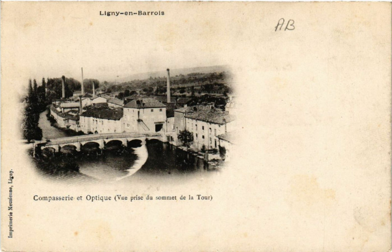 Carte postale ancienne Ligny-en-Barrois - Vue prise du sommet de la Tour à Ligny-en-Barrois