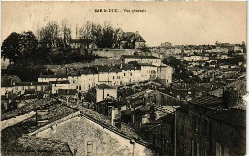 Carte postale ancienne Bar-le-Duc - Vue générale à Bar-le-Duc
