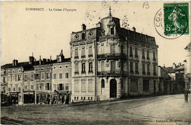 Carte postale ancienne Commercy - La Caisse d'Epargne à Commercy