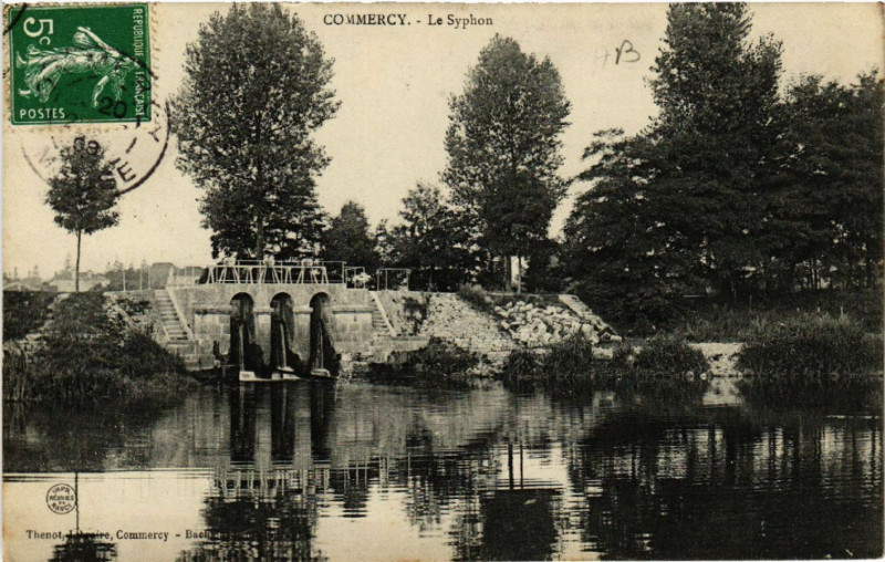 Carte postale ancienne Commercy - Le Syphon à Commercy