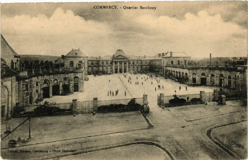 Carte postale ancienne Commercy - Quartier Bercheny à Commercy