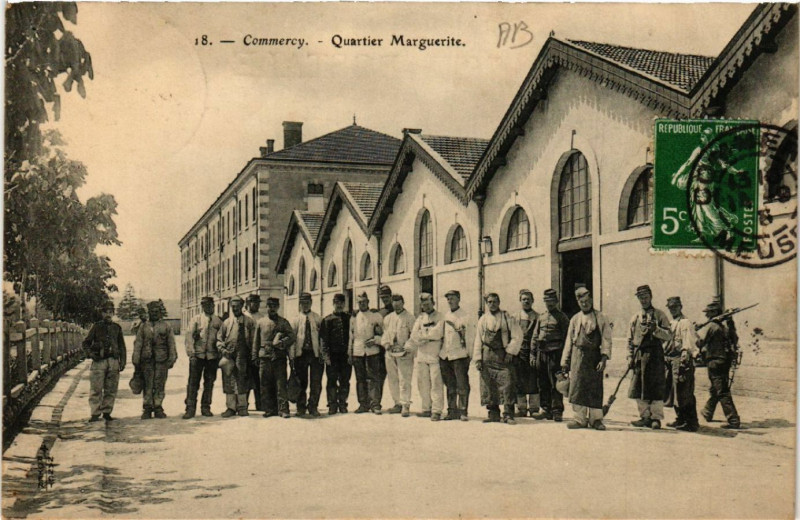 Carte postale ancienne Commercy - Quartier Marguerite à Commercy