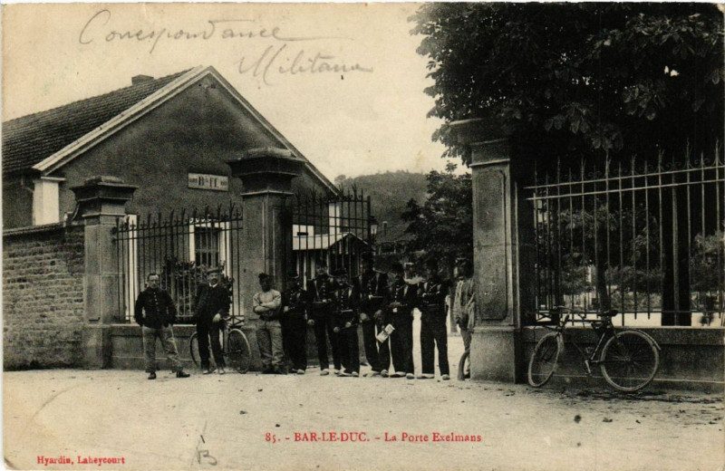 Carte postale ancienne Bar-le-Duc - La Porte Exelmans à Bar-le-Duc