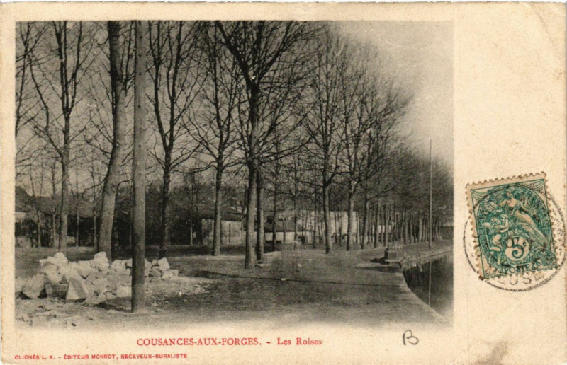 Carte postale ancienne Cousances-aux-Forges - Les Roises aux Roises