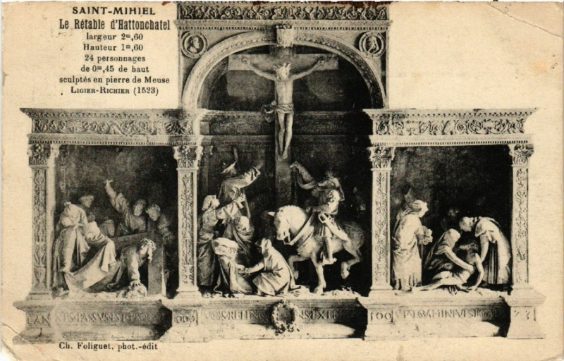 Carte postale ancienne Saint-Mihiel - Le Rétable d'Hattonchatel à Saint-Mihiel