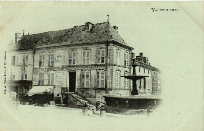 Carte postale ancienne Vaucouleurs - Hotel Jeanne d'Arc à Vaucouleurs