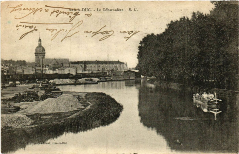 Carte postale ancienne Bar-le-Duc - Le Debarcadere à Bar-le-Duc