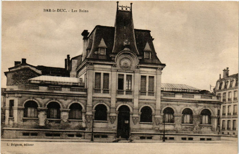 Carte postale ancienne Bar-le-Duc - Les Bains à Bar-le-Duc
