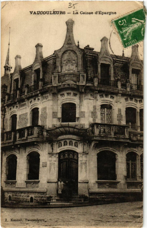 Carte postale ancienne Vaucouleurs - La Caisse d'Epargne à Vaucouleurs