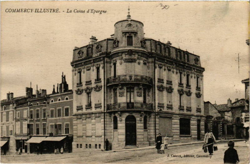 Carte postale ancienne Commercy - La Caisse d'Epargne à Commercy