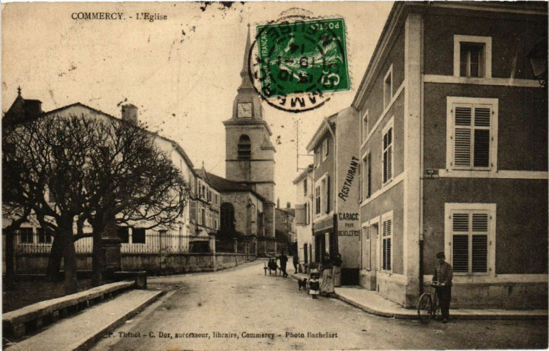 Carte postale ancienne Commercy - Eglise à Commercy