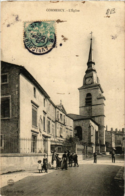 Carte postale ancienne Commercy - Eglise à Commercy