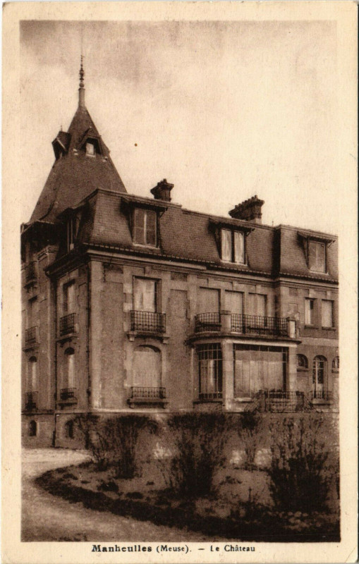 Carte postale ancienne Manheulles - Le Chateau à Manheulles