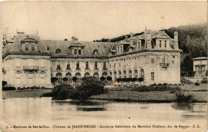 Carte postale ancienne Bar-le-Duc - Env. - Chateau de Jeand'Heurs à Bar-le-Duc