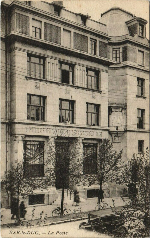 Carte postale ancienne Bar-le-Duc La Poste à Bar-le-Duc