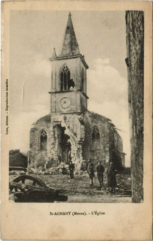Carte postale ancienne Saint-Agnant L'Eglise