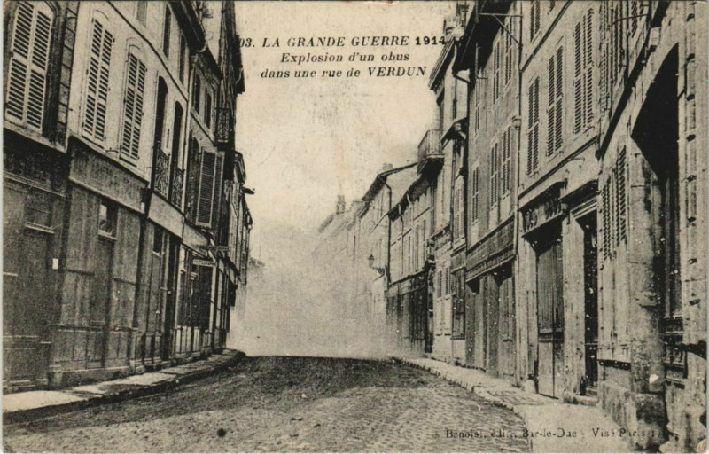 Carte postale ancienne Verdun La Grande Guerre à Verdun
