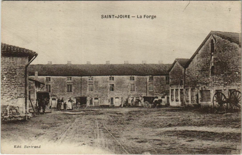 Carte postale ancienne Saint-Joire La Forge à Saint-Joire