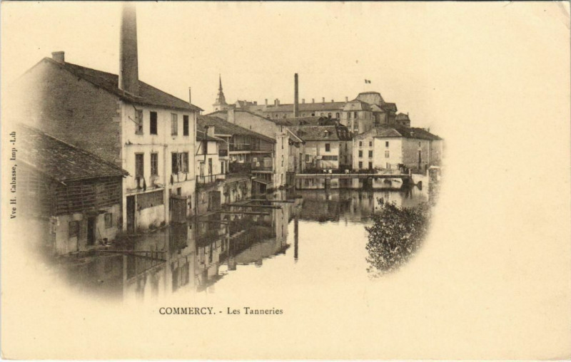Carte postale ancienne Commercy Les Tanneries à Commercy