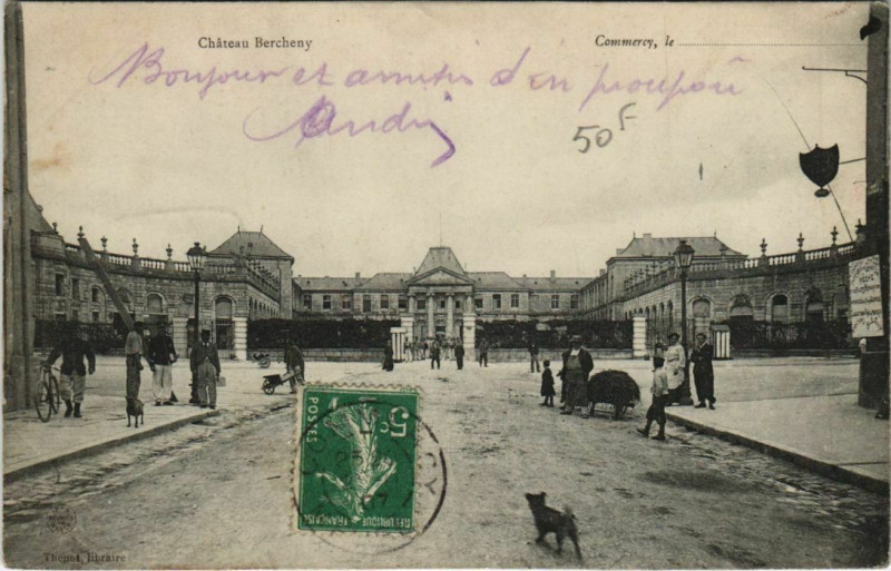 Carte postale ancienne Commercy - Chateau bercheny à Commercy