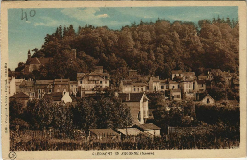 Carte postale ancienne Clermont-en-Argonne - Meuse à Clermont-en-Argonne