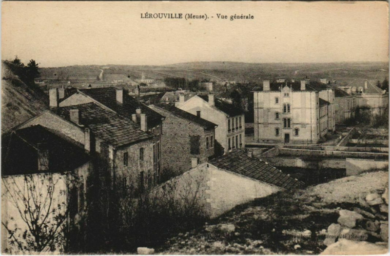 Carte postale ancienne Lerouville - Vue generale à Lérouville