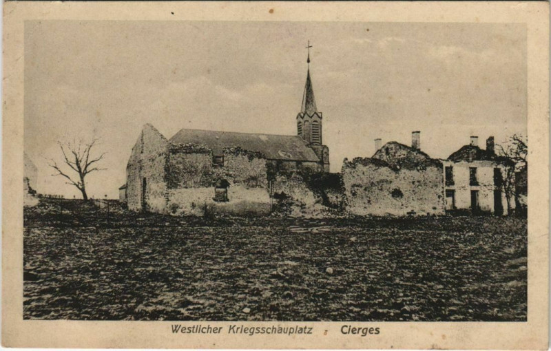 Carte postale ancienne Westlicher Krigsschauplatz