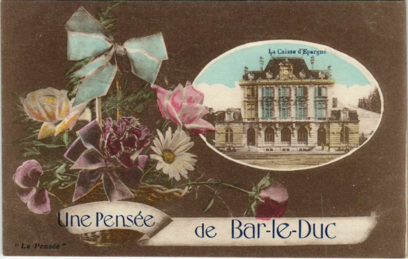 Carte postale ancienne Une Pensee de Bar-le-Duc à Bar-le-Duc