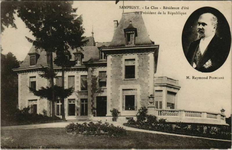 Carte postale ancienne Sampigny - Les clos à Sampigny
