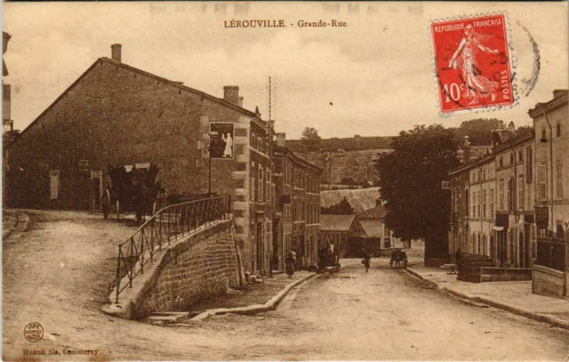 Carte postale ancienne Lérouville - Grande Rue à Lérouville
