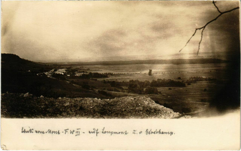 Carte postale ancienne Loupmont - Panorama à Loupmont