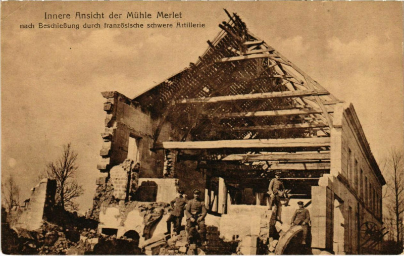 Carte postale ancienne Merles-sur-Loison - Merlet - Moulin Merlet - Muhle Merlet à Merles-sur-Loison