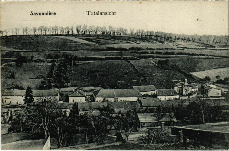 Carte postale ancienne Savonnieres-en-Perthois - Savonnieres - Vue Generale à Savonnières-en-Perthois