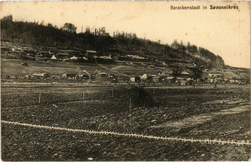 Carte postale ancienne Savonnieres-en-Perthois - Savonnieres - Barackenstadt à Savonnières-en-Perthois