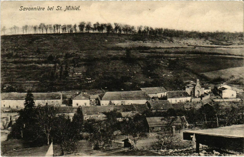 Carte postale ancienne Savonnieres-en-Perthois - Savonnieres bei Saint-Mihiel - Vue à Savonnières-en-Perthois