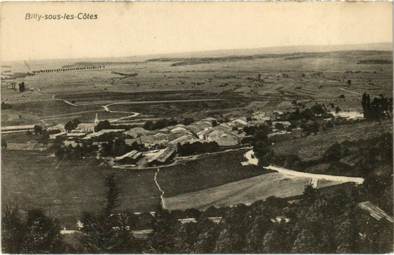 Carte postale ancienne Billy-sous-les-Cotes - Vue Generale