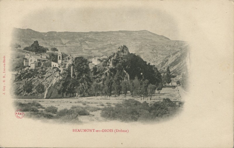 Carte postale ancienne Beaumont-en-Diois à Beaumont-en-Diois