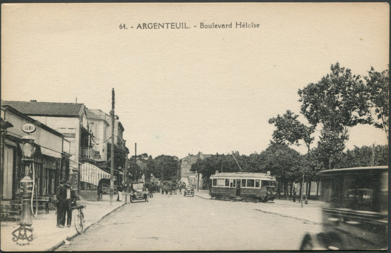Carte postale ancienne Boulevard Héloïse à Argenteuil