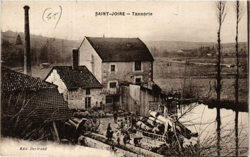 Carte postale ancienne Saint-Joire - Tannerie à Saint-Joire