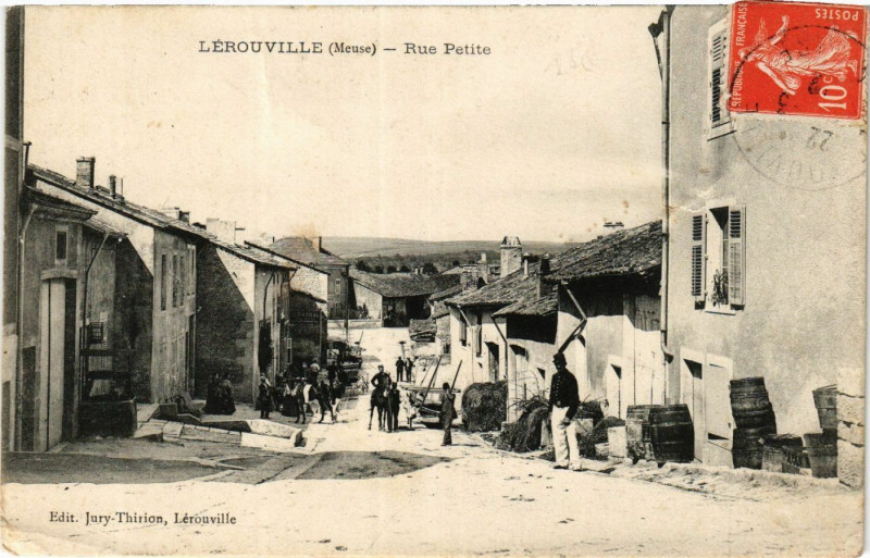 Carte postale ancienne Lerouville - Rue Petite à Lérouville