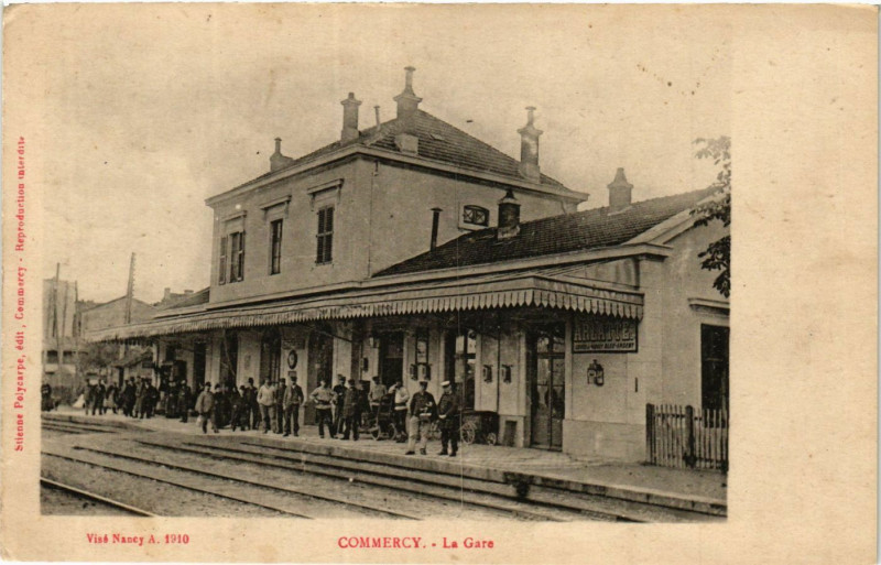 Carte postale ancienne Commercy - La Gare à Commercy