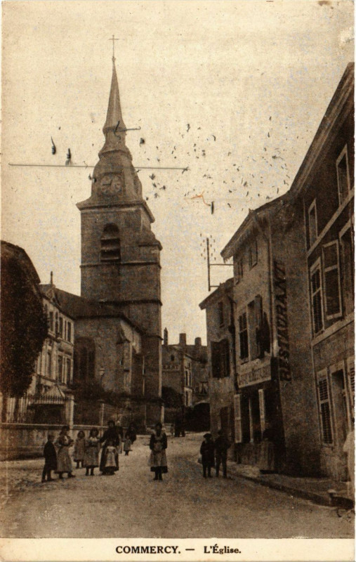 Carte postale ancienne Commercy - L'Eglise à Commercy