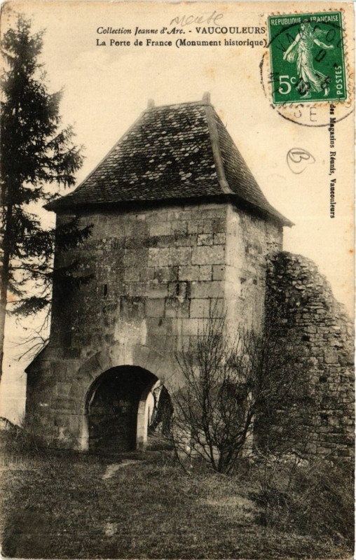Carte postale ancienne Vaucouleurs - La Porte de France à Vaucouleurs