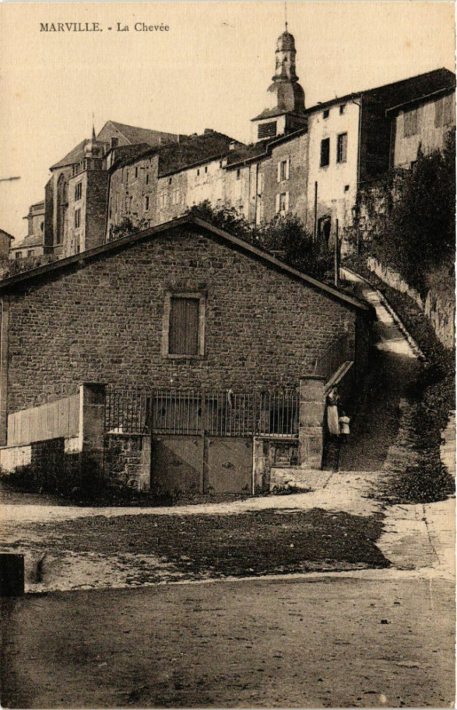 Carte postale ancienne Marville - La Chevee à Marville