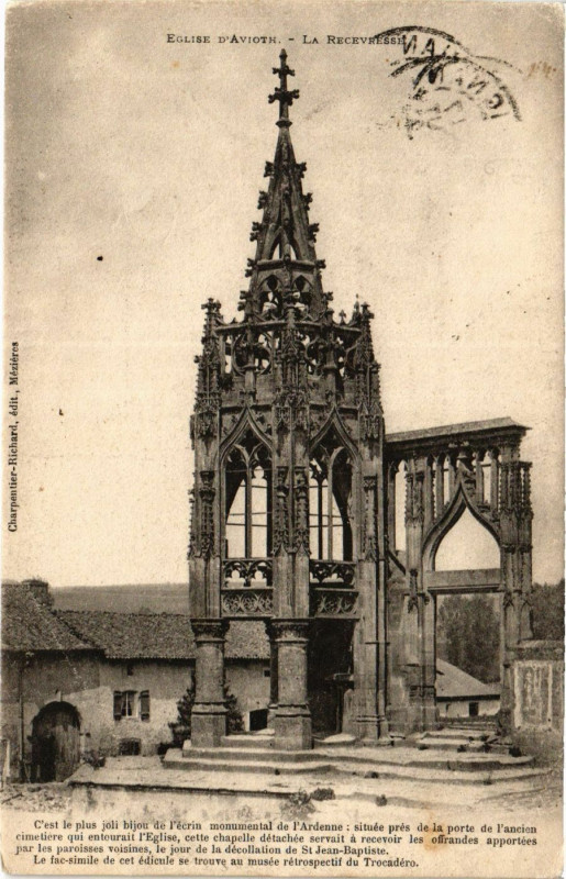 Carte postale ancienne Eglise D'Avioth - La Recevresse à Avioth