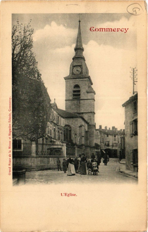 Carte postale ancienne Commercy - L'Eglise à Commercy