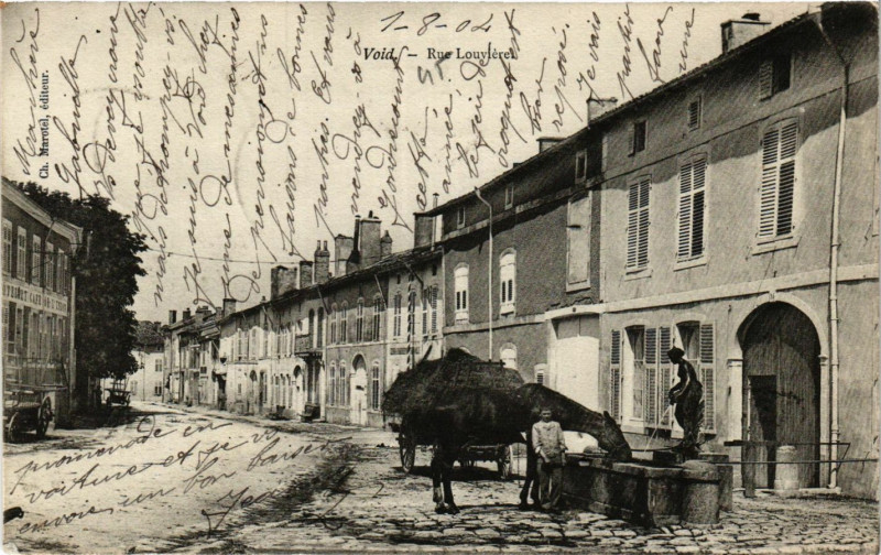 Carte postale ancienne Void - Rue Louviere