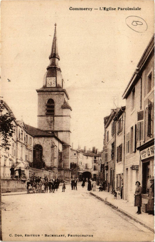 Carte postale ancienne Commercy - L'Eglise Paroissiale à Commercy