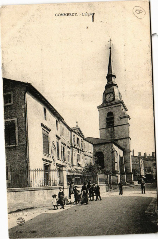 Carte postale ancienne Commercy - L'Eglise à Commercy