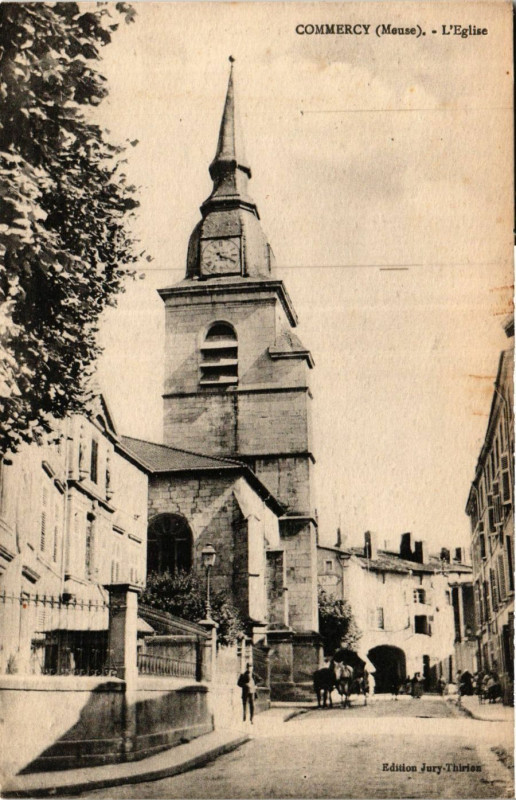 Carte postale ancienne Commercy - L'Eglise à Commercy